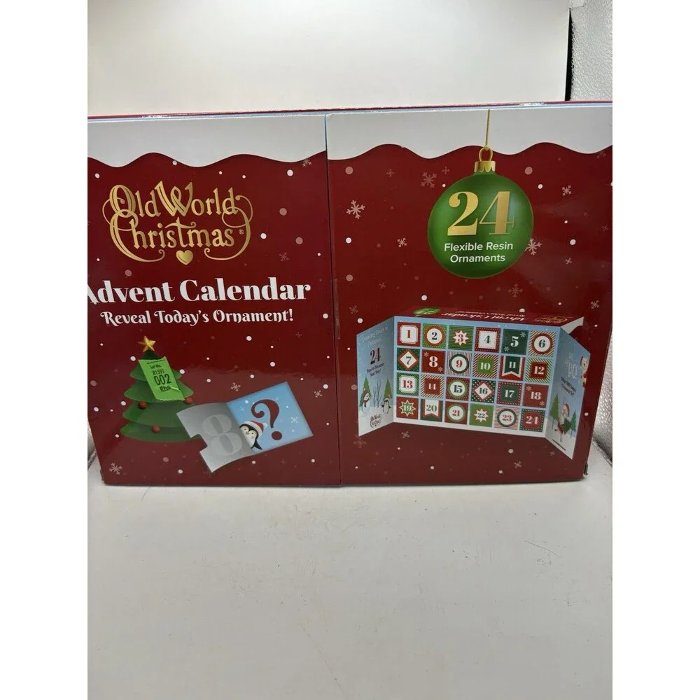 Old World Christmas Ornaments Advent Calendar 24 Total Ornaments New In Box